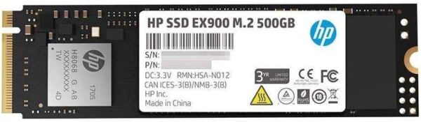 1-4012-1457758-291022065310908 HP EX900 500GB Hard Disk SSD M.2