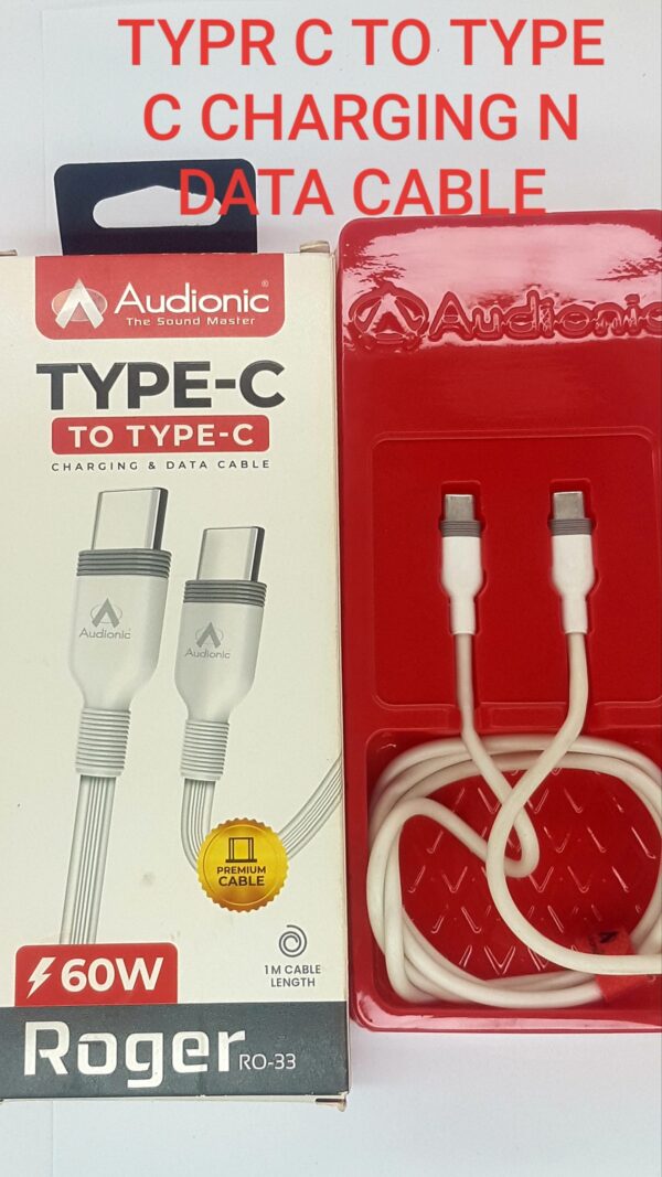 Audionic Type -c to Type-c Cable