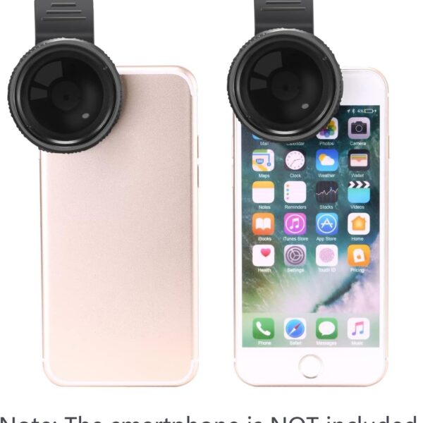 NEEWER 37mm Clip On ND2-ND400 Phone Lens ND Filter Kit: Adjustable Neutral Density Filter with Phone Clip Compatible with iPhone 14/14Pro/14Pro Max