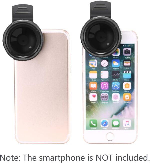 NEEWER 37mm Clip On ND2-ND400 Phone Lens ND Filter Kit: Adjustable Neutral Density Filter with Phone Clip Compatible with iPhone 14/14Pro/14Pro Max