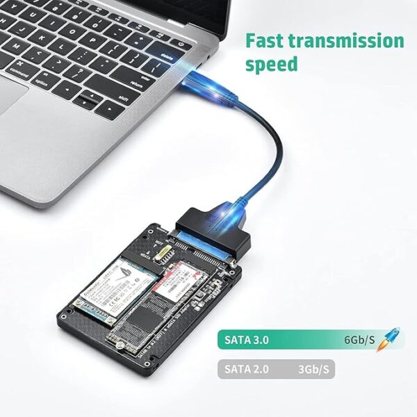 71JInmO-qSL._SX679_ M.2 NGFF SSD MSATA To 2.5inch SATA Case Serial Port External Built-In Hard Disk Box Msata To Sata 3 3.0