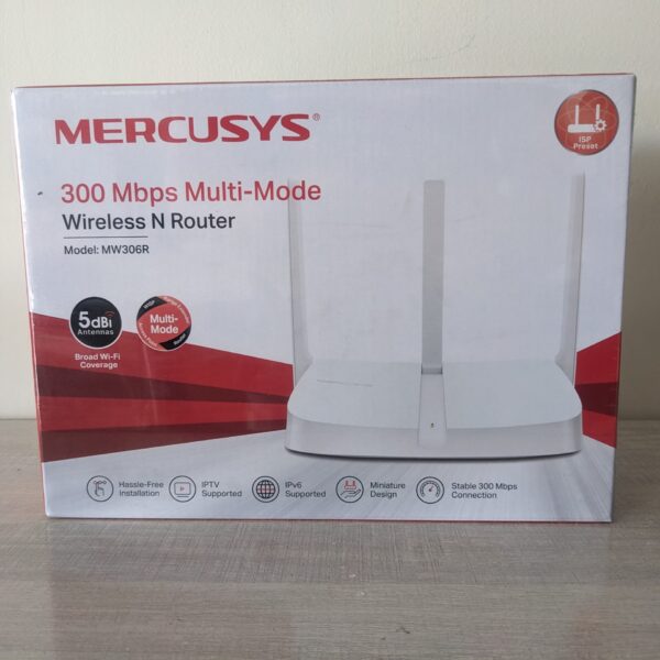 Mercusys MW306R 300 Mbps Wireless Router (White, Single Band)