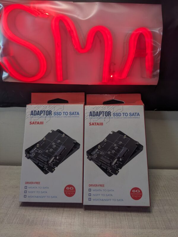 M.2 NGFF SSD MSATA To 2.5inch SATA Case Serial Port External Built-In Hard Disk Box Msata To Sata 3 3.0