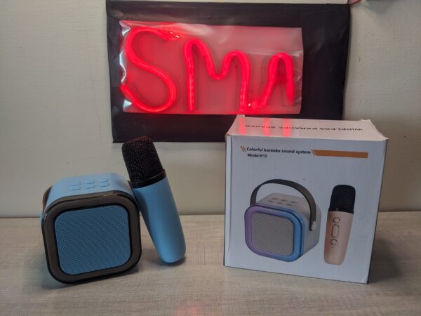 PXL_20240818_110650058 K12 Bluetooth Karaoke Speaker with RGB Lights