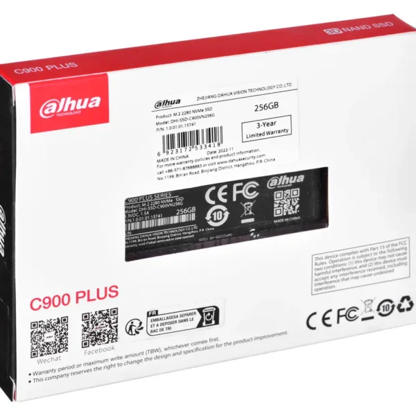 dahua-technology-dhi-ssd-c900vn256g-internal-solid-state-drive-m2-256-gb-pci-express-30-3d-tlc-nvme (1) Dahua SSD-C900VN256G internal solid state drive M.2 256 GB PCI Express 3.0 3D TLC NVMe