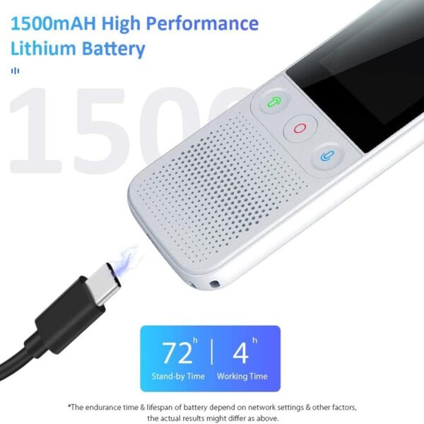 Language Translator Device - Instant Translator Support 138 Languages WiFi/Hotspot/Offline 2.4 Inch Touch Screen Portable Pocket Translator Little Surprise