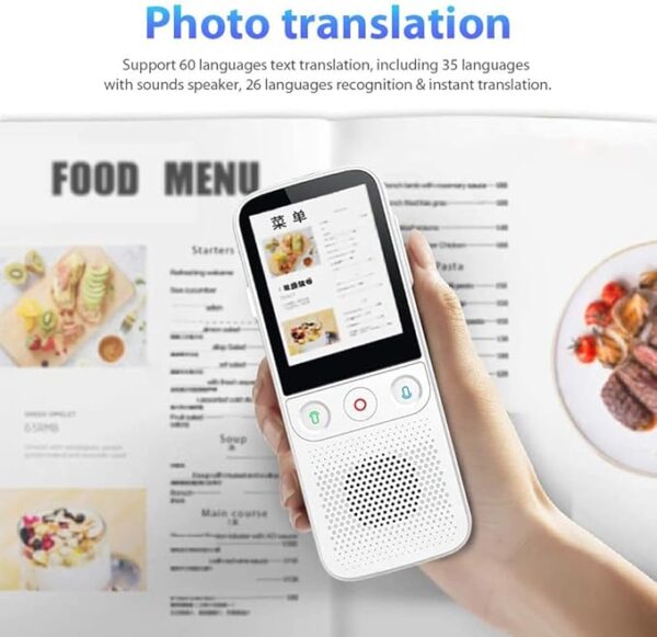 Language Translator Device - Instant Translator Support 138 Languages WiFi/Hotspot/Offline 2.4 Inch Touch Screen Portable Pocket Translator Little Surprise