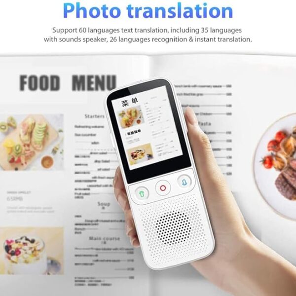 Language Translator Device - Instant Translator Support 138 Languages WiFi/Hotspot/Offline 2.4 Inch Touch Screen Portable Pocket Translator Little Surprise