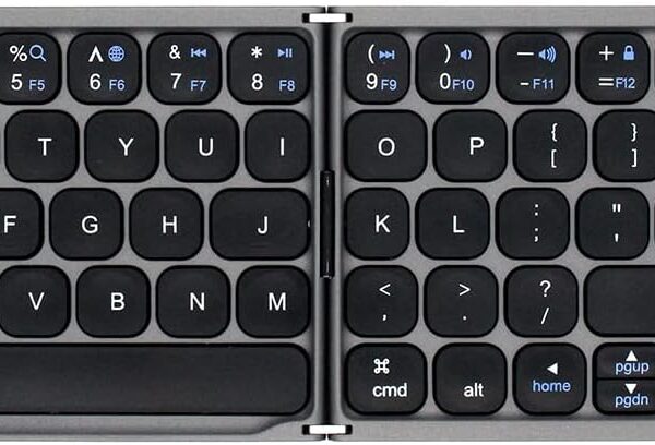 Bluetooth V3.0 Foldable Wireless Computer Keyboard with Up to 10 Meters Range Multiple Pairing Function Keys HDWR typerCLAW BS110