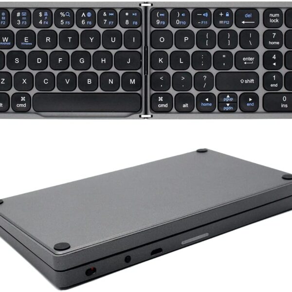 Bluetooth V3.0 Foldable Wireless Computer Keyboard with Up to 10 Meters Range Multiple Pairing Function Keys HDWR typerCLAW BS110