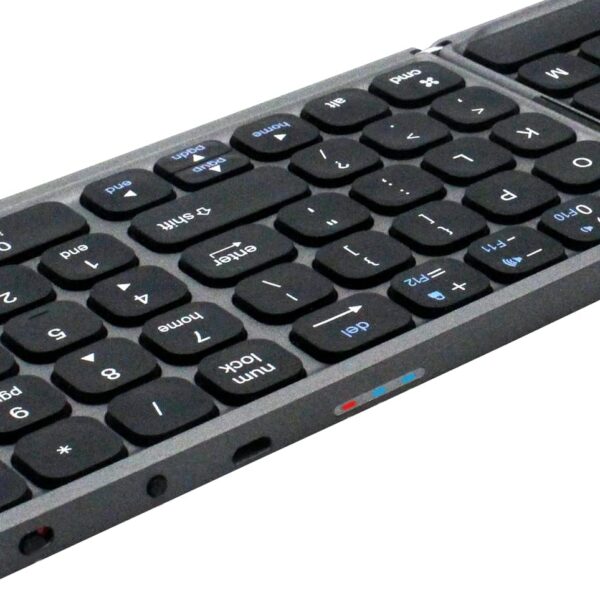 Bluetooth V3.0 Foldable Wireless Computer Keyboard with Up to 10 Meters Range Multiple Pairing Function Keys HDWR typerCLAW BS110