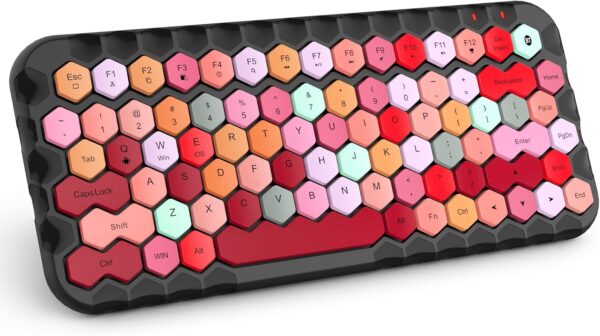 MOFII Bluetooth Keyboard for iPad, Portable Wireless Colorful Computer Keyboard,