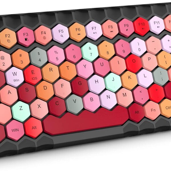 MOFII Bluetooth Keyboard for iPad, Portable Wireless Colorful Computer Keyboard,