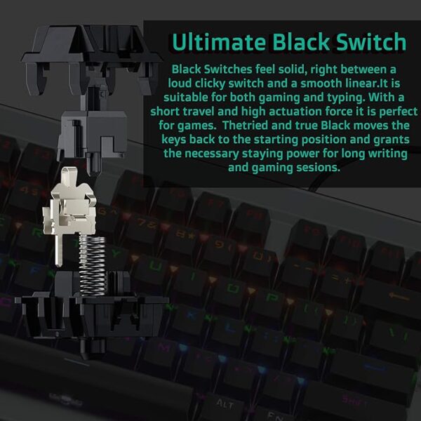 HP GK520 (ORG) RGB Mechanical Gaming Keyboard