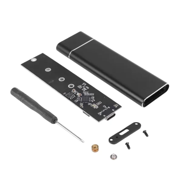 85e0dffb58aeffb67c64555e9eca12ea.jpg_2200x2200q80.jpg_ Aluminium M.2 SSD Enclosure Adapter USB3.1 Type-C Hard Disk Case External Enclosure SSD Solid Hard Disk Box