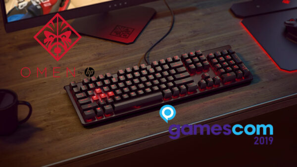 HP OMEN ENCODER MECHANICAL GAMING KEYBOAD CHERRY BROWN SWITCHES