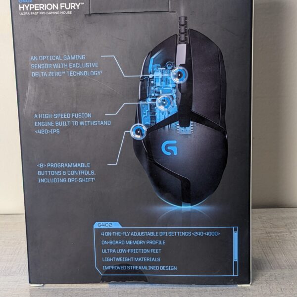 Logitech G402 Hyperion Fury Ultra-Fast FPS Gaming Mouse