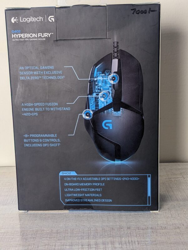 Logitech G402 Hyperion Fury Ultra-Fast FPS Gaming Mouse