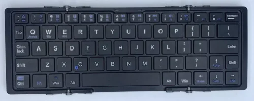 Intelligent Pocket Folding Keyboard Pocket-sized,Ultra-slim, Aluminium , Magnetic, Bluetooth Tablet Keyboard