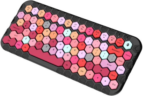 MOFII Bluetooth Keyboard for iPad, Portable Wireless Colorful Computer Keyboard,