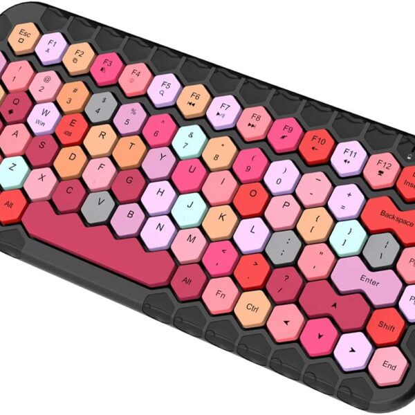 MOFII Bluetooth Keyboard for iPad, Portable Wireless Colorful Computer Keyboard,