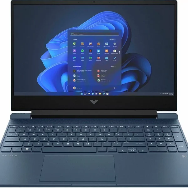 6570600_sd.jpg HP Victus 15 FA0033dx - Alder Lake - 12th Gen Core i5 12450H Processor 16GB to to 512GB SSD 4-GB NVIDIA GeForce RTX3050 GDDR6 Graphics 15.6" Full HD IPS 144Hz Micro Edge AG Display B&O Play Backlit KB W11 (Performance Blue, NEW)