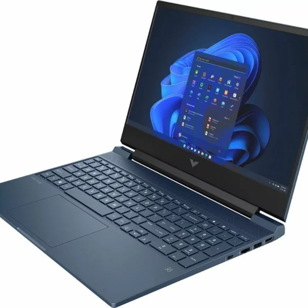 6570600ld.jpg HP Victus 15 FA0033dx - Alder Lake - 12th Gen Core i5 12450H Processor 16GB to to 512GB SSD 4-GB NVIDIA GeForce RTX3050 GDDR6 Graphics 15.6" Full HD IPS 144Hz Micro Edge AG Display B&O Play Backlit KB W11 (Performance Blue, NEW)