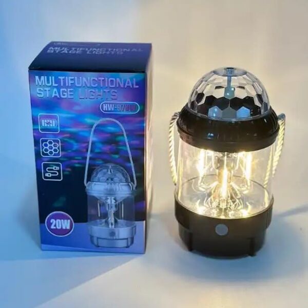 Version 1.0.0 WENGONVILA Led Decorative Disco Lamp 360 Degree Led Crystal Rotating