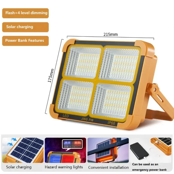 Solar Home use mobile charge multifunctional portable solar emergency lighting 100 WATTS