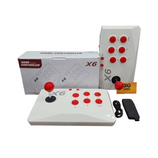 X6 Game Console with Double Arcade Joystick 64GB 20000 Games
