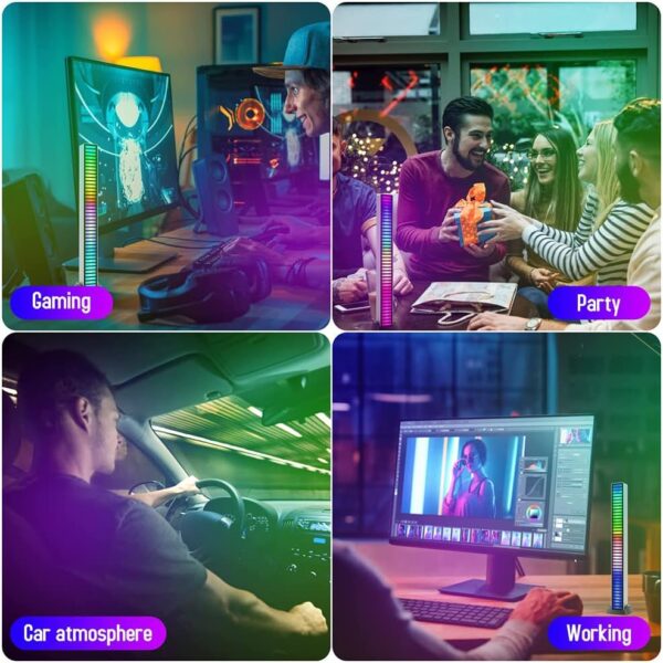 71u8QpnLfIL._AC_SL1001_ RGB Sound Control Pickup Rhythm Light, 32 Bit Colorful Music Ambient LED Light Bar