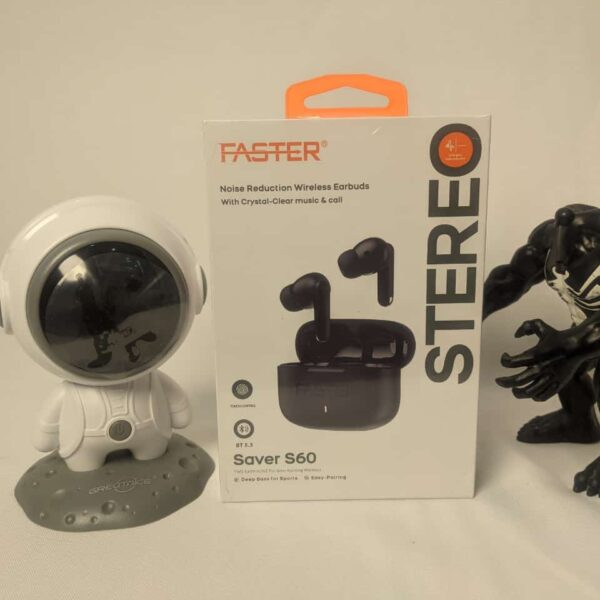Faster-Saver S60 Earbuds  ANC/ENC Enhanced Noise Cancellation,TWS Wireless Bluetooth 5.4 Connectivity