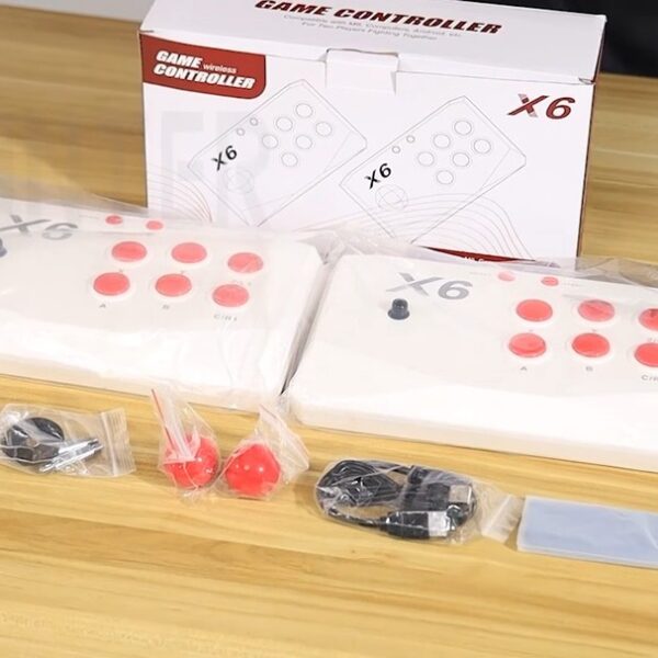 X6 Game Console with Double Arcade Joystick 64GB 20000 Games